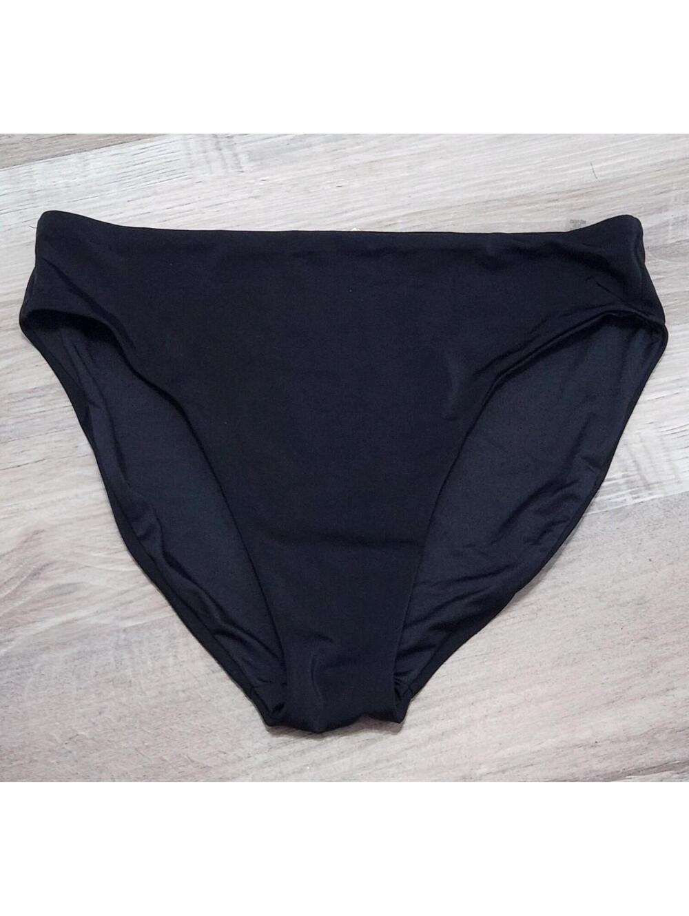 Victoria Secret Swim Bottom Large Black High Waisted